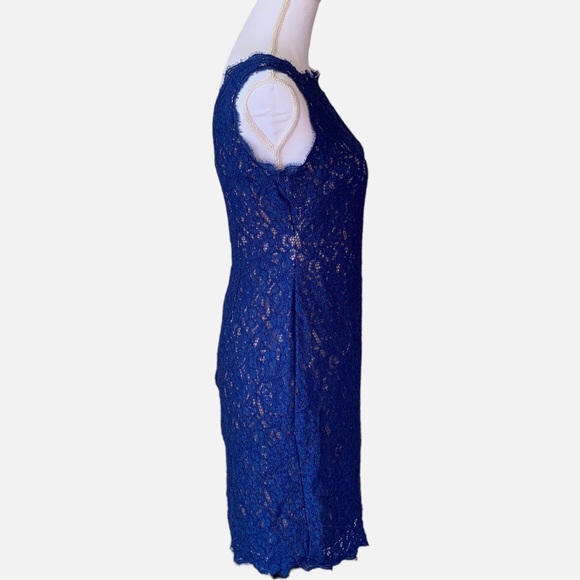 ADRIANNA PAPPEL BLUE CROCHET DRESS - Picture 11 of 14